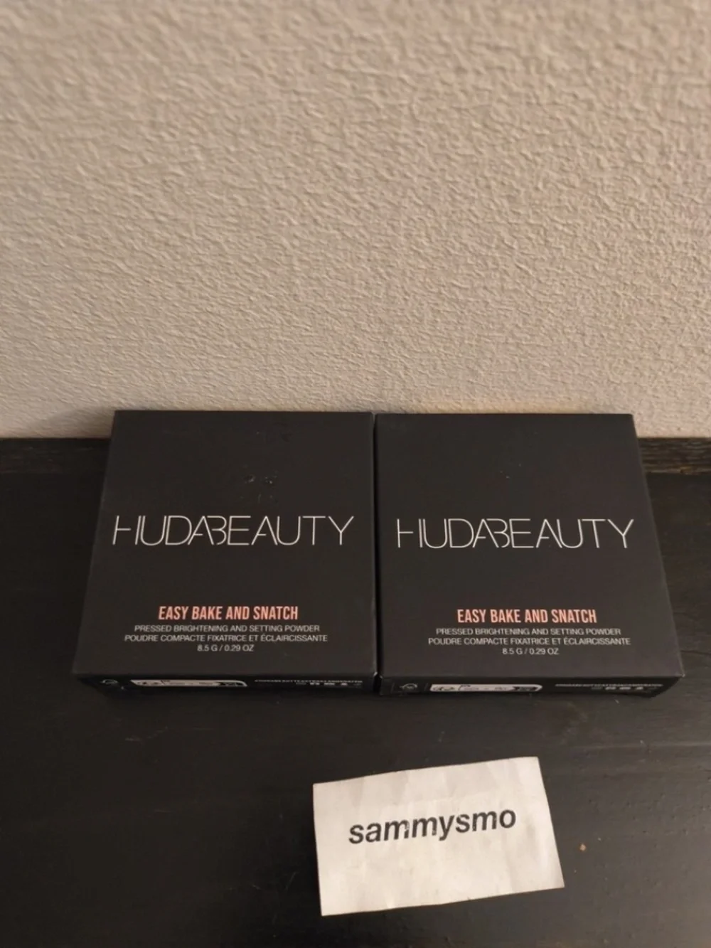 Huda Beauty easy bake and snatch Pressed Setting Powder Banana Bread x2